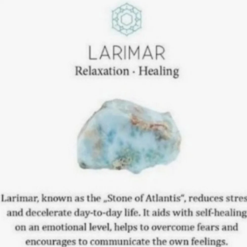 Larimar Gemstone 925 Sterling Silver Handmade Ring - Picture 2 of 2